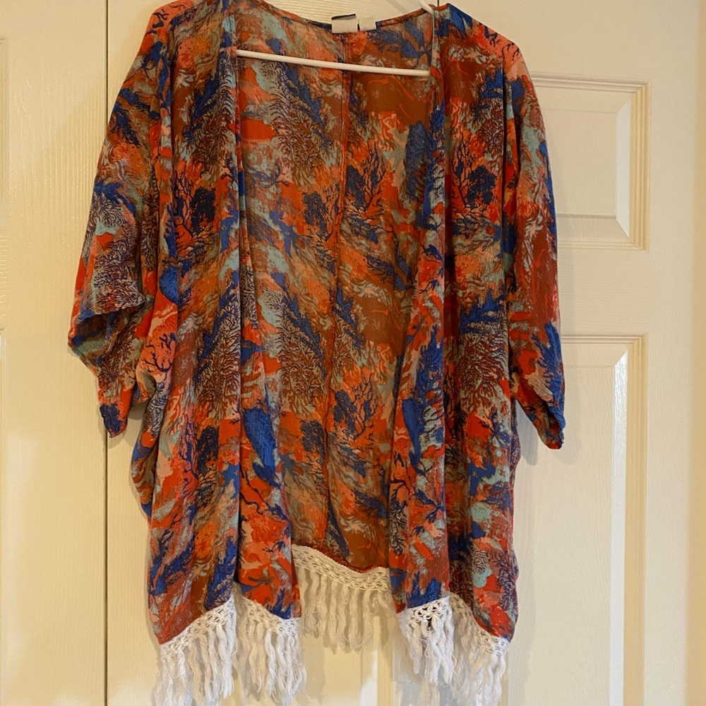Roxy Kimono/swimsuit cover